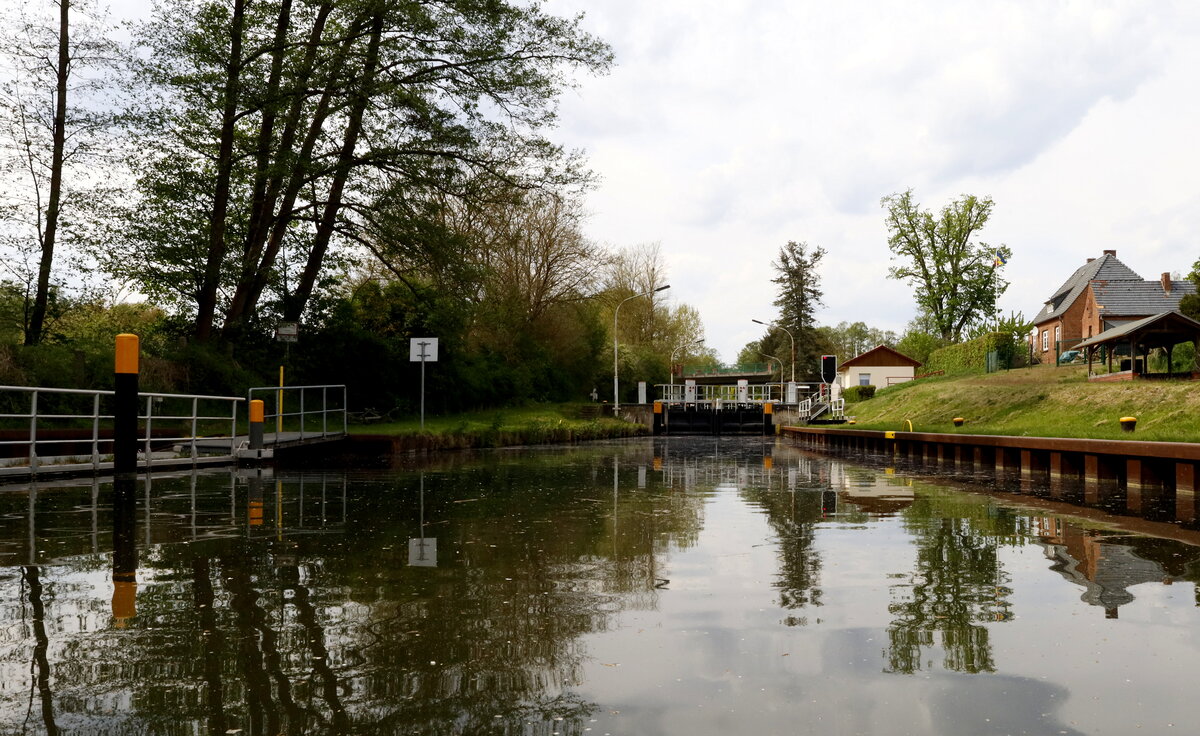 Schleuse Canow. 10.05.2022  14:10 Uhr.