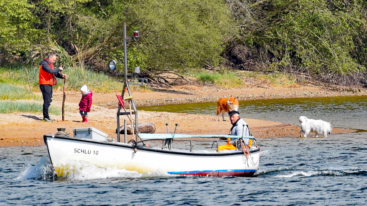 SCHLU 10 am 5.5.2019 auf der Trave beim Dummersdorfer Ufer