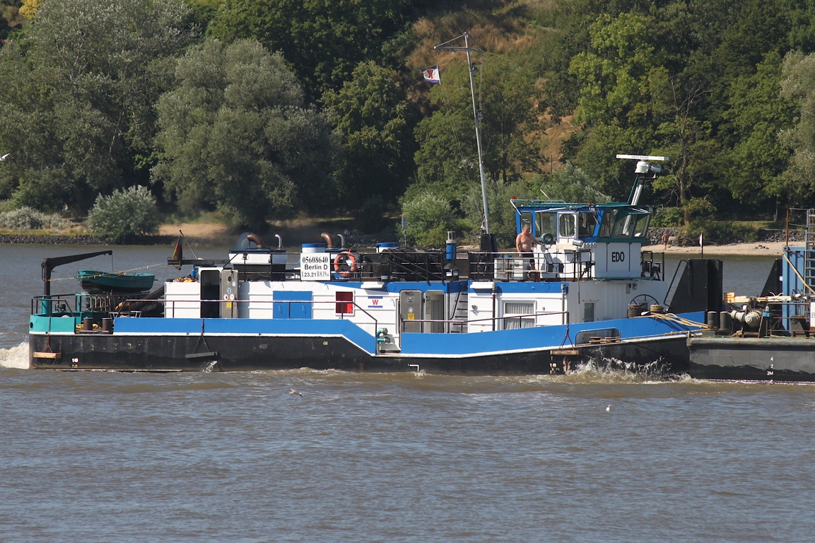 Schuber EDO (ENI 05608640) Datum: 29.07.2026; Aufnahmeort: Elbe/Hafen Hamburg, Deutschland.