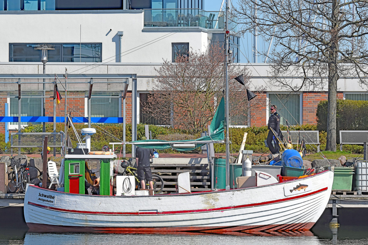 SCHWALBE am 20.4.2021 in Heiligenhafen (Ostsee)