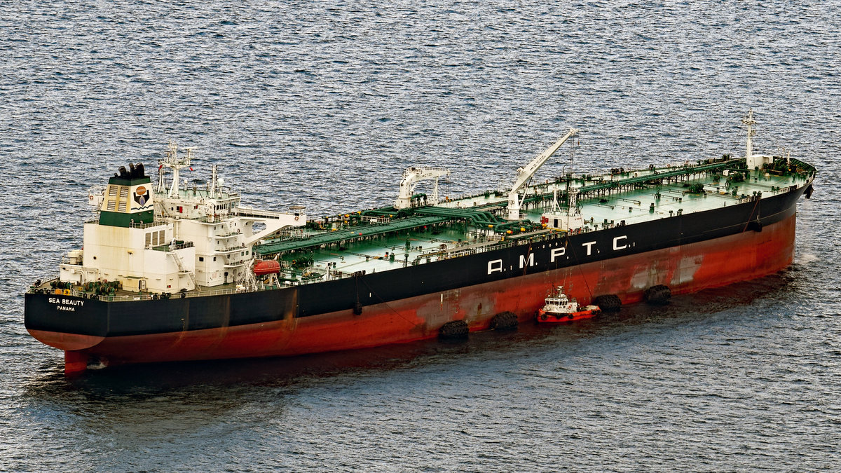 SEA BEAUTY (IMO 9806627) am 4.11.2019 in der Bucht von Gibraltar