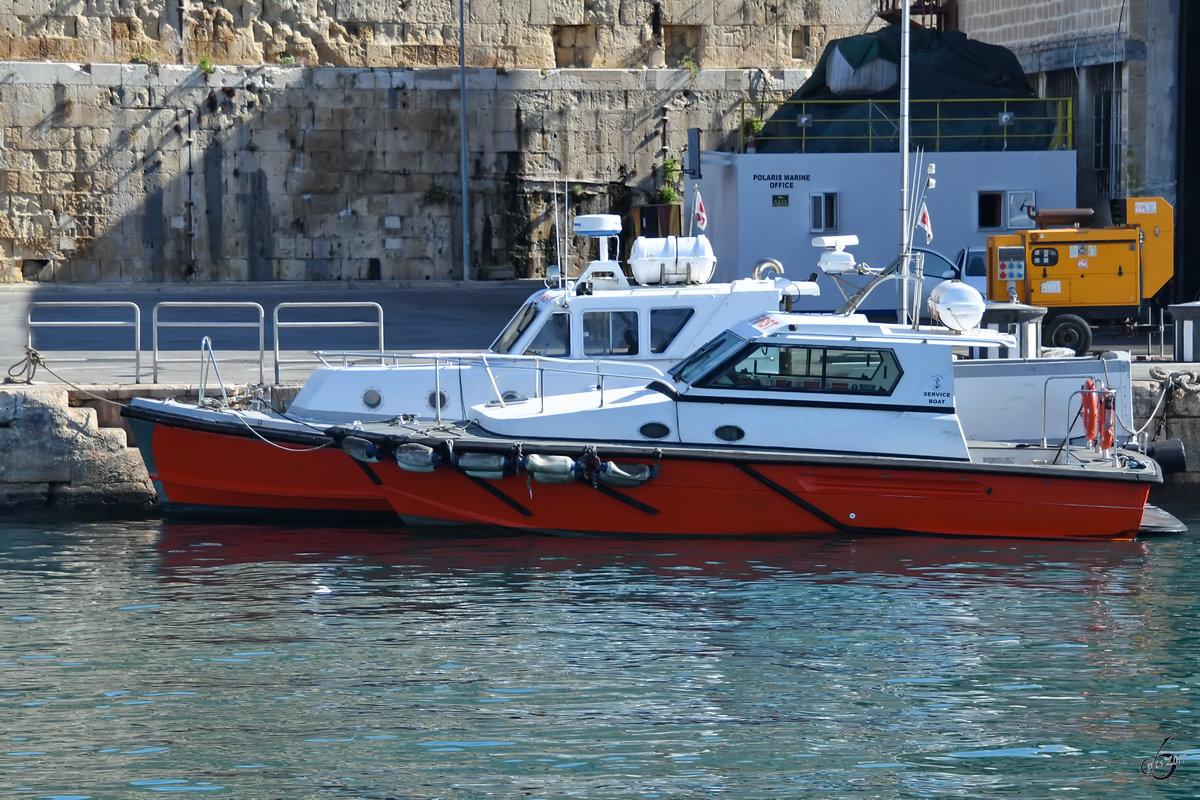 Sea Express II & IV im Hafen von Valletta. (Oktober 2017)