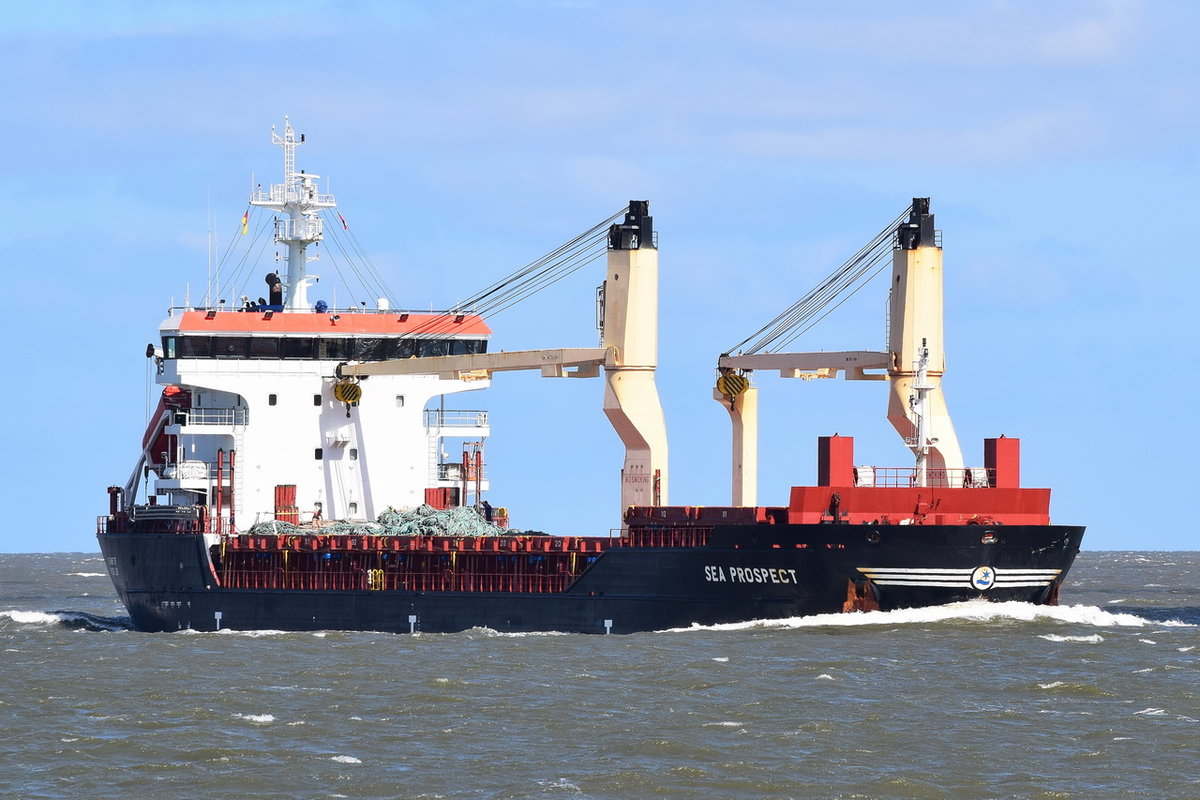 Sea Prospect , General Cargo . IMO 9516143 , Baujahr 2012 , 109.83 × 18.6m , Cuxhaven , 13.05.2019