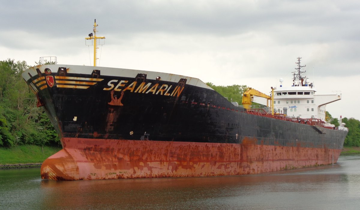 SEAMARLIN  - IMO 9380489 - 2007 bei der Lindenau -Werft in Kiel gebaut.- 40549 To.
am 29.05.2015 in Landwehr