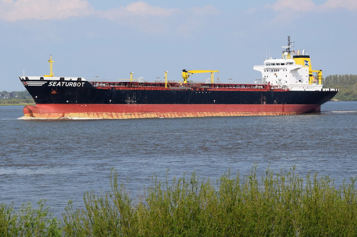 SEATURBOT , Tanker , IMO 9204764 ,Baujahr 2000 , 177.7 × 28m , 07.05.2017  Grünendeich