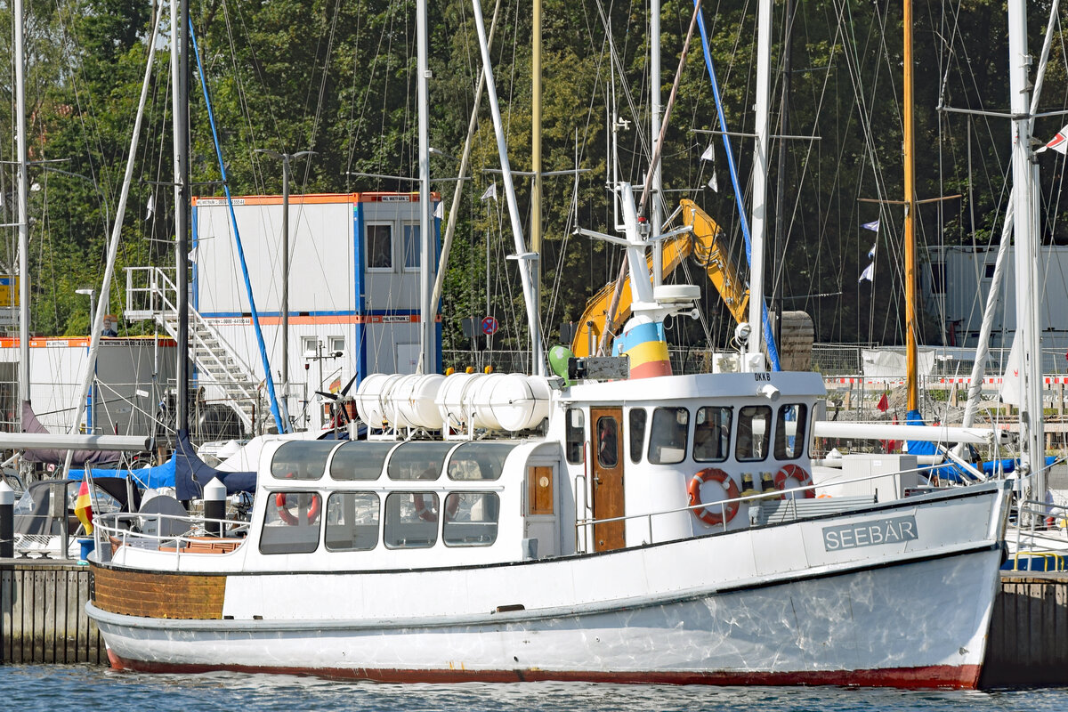 SEEBÄR am 24.08.2021 im Hafen von Lübeck-Travemünde