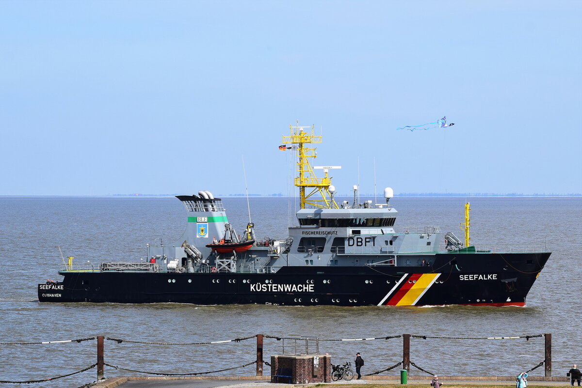 SEEFALKE , Fischereischutz , IMO 9421233 , 72.73 x 12.73 m , Baujahr 2008 , Cuxhaven