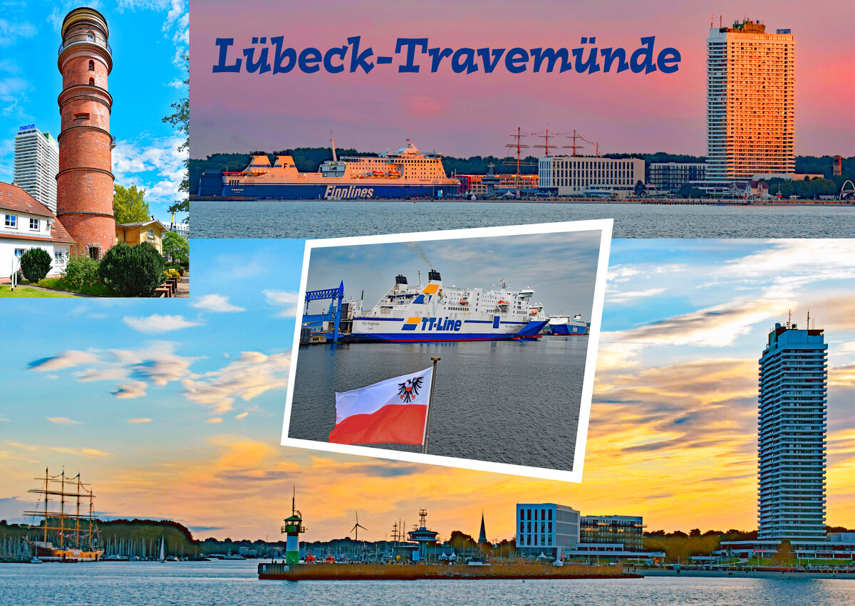 Seehafen Lübeck-Travemünde. Aufnahmen aus dem Jahr 2021