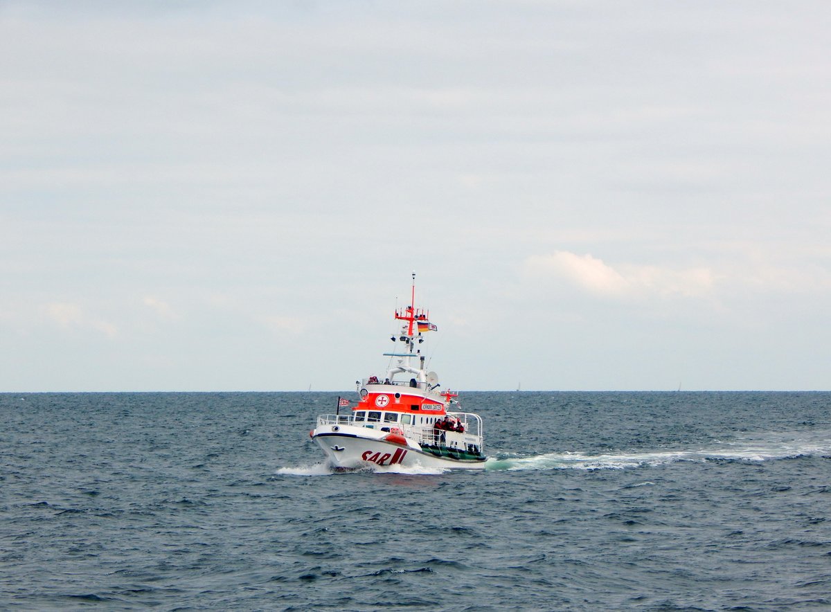 Seenotkreuzer VORMANN JANTZEN im August 2016 vor Rostock