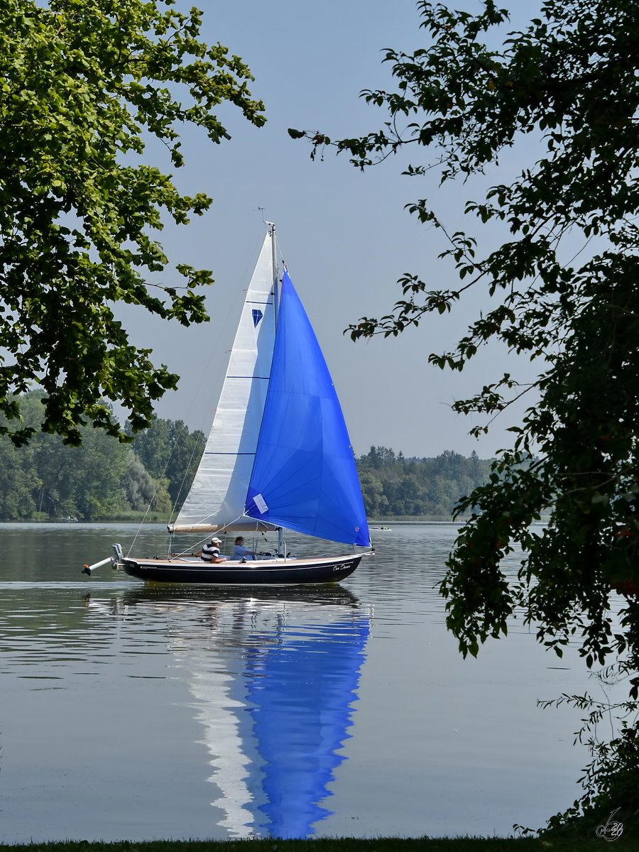 Segeln auf dem Waginger See. (August 2020)