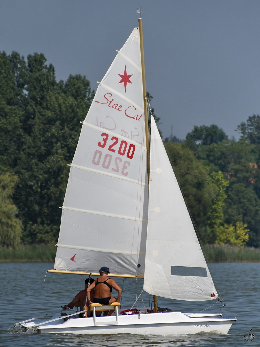 Segeln auf dem Waginger See. (August 2020)