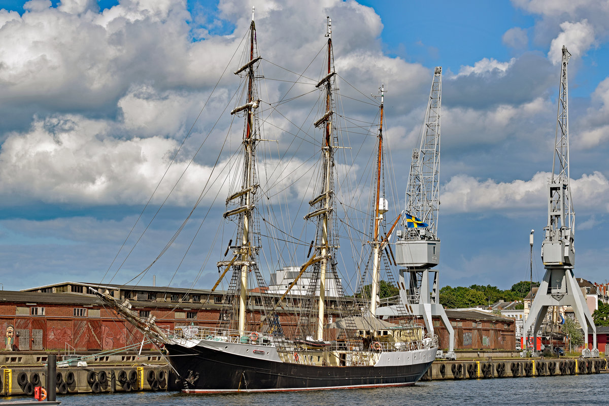 Segelschiff GUNILLA (IMO 5239515)am 27.08.2017 in Lübeck