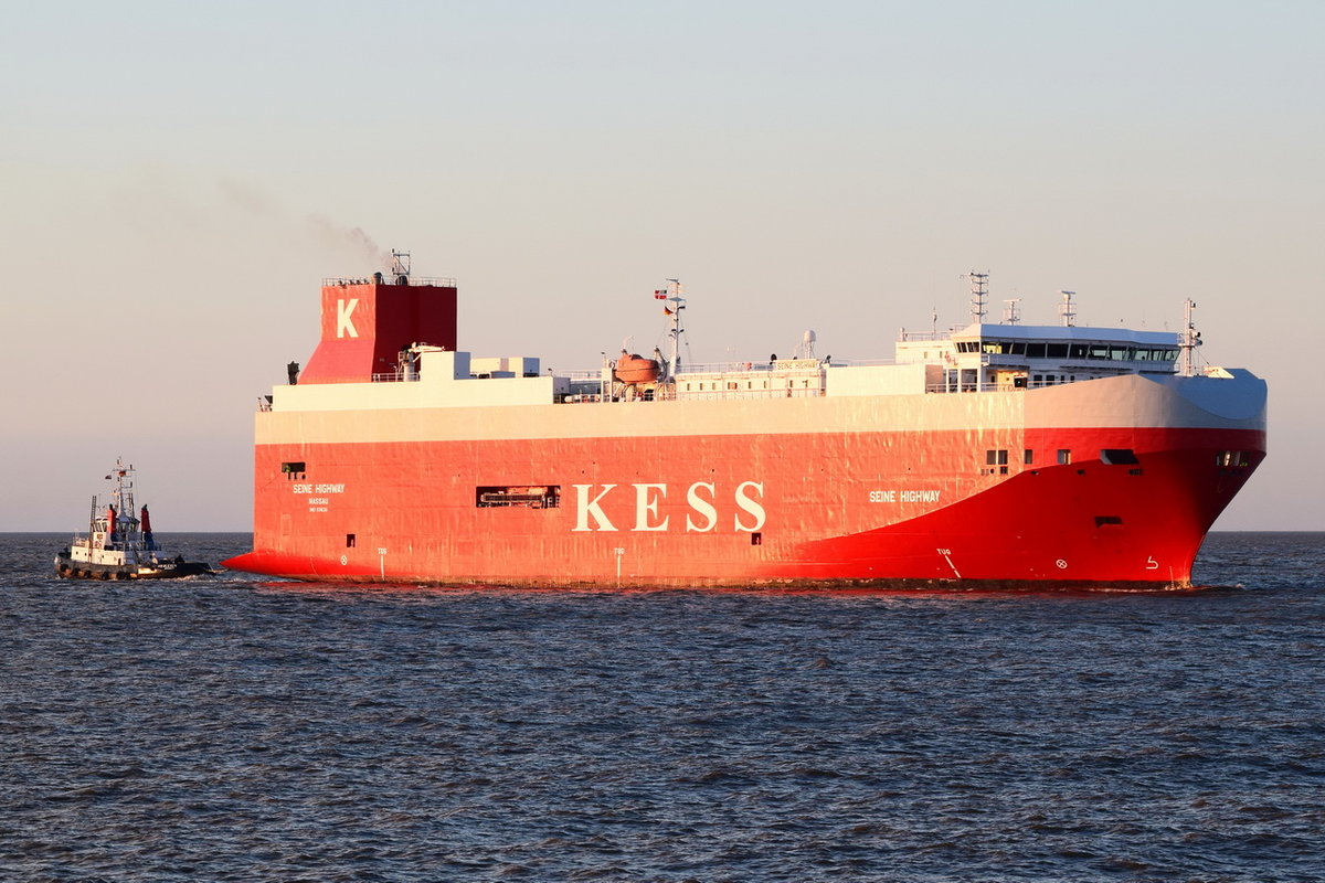 SEINE HIGHWAY , Fahrzeugtransporter , IMO 9316311 , Baujahr 2007 , 148 x 25.03 m , 20.03.2020 , Cuxhaven