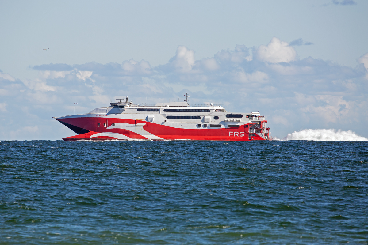 SKANE JET (IMO 9176060) von Mukran nach Ystad. - 01.09.2022