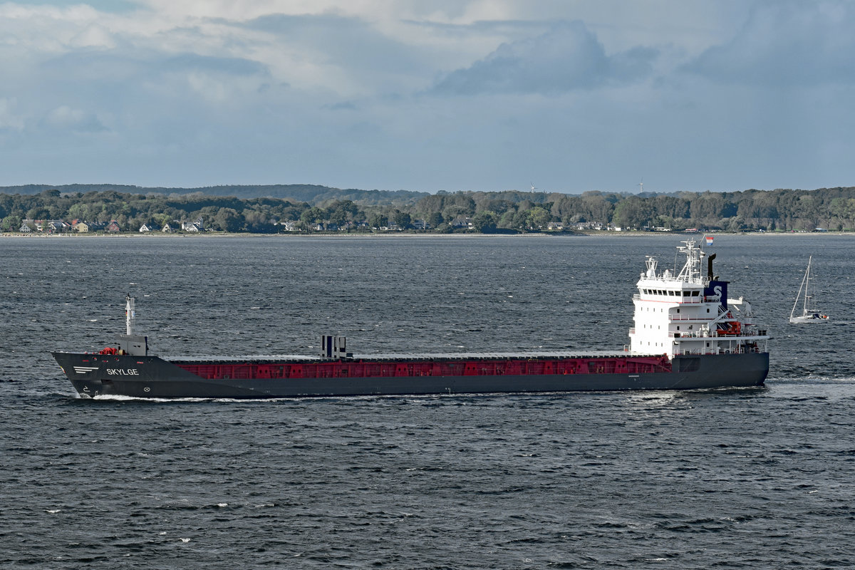 SKYLGE (IMO 9508809) am 3.10.2017 in der Kieler Förde