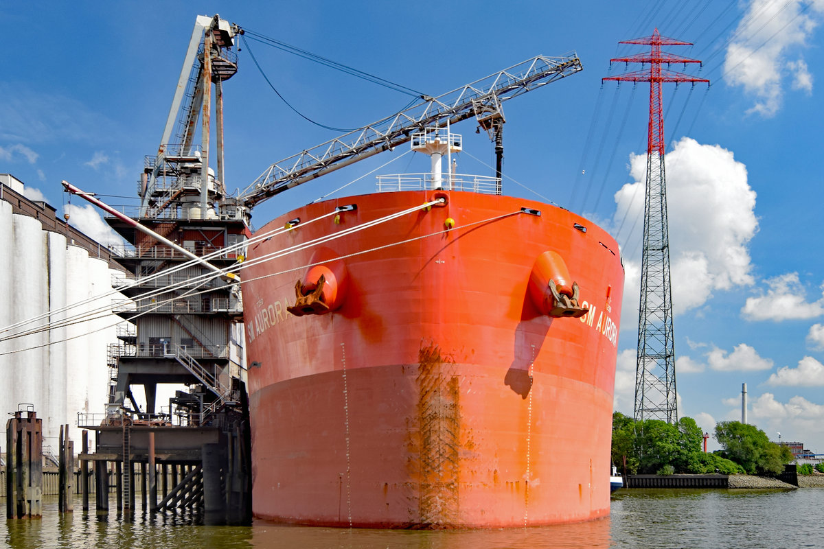 SM AURORA (IMO: 9604653) am 26.05.2020 im Hafen von Hamburg