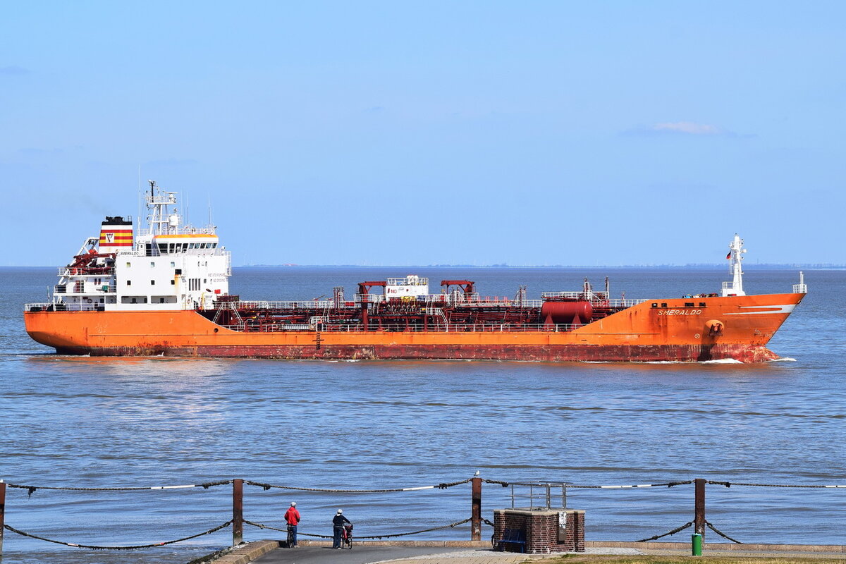 SMERALDO , Tanker , IMO 9148570 , 118.62 x 16.4 m , Baujahr 1998 , 20.04.2022 , Cuxhaven