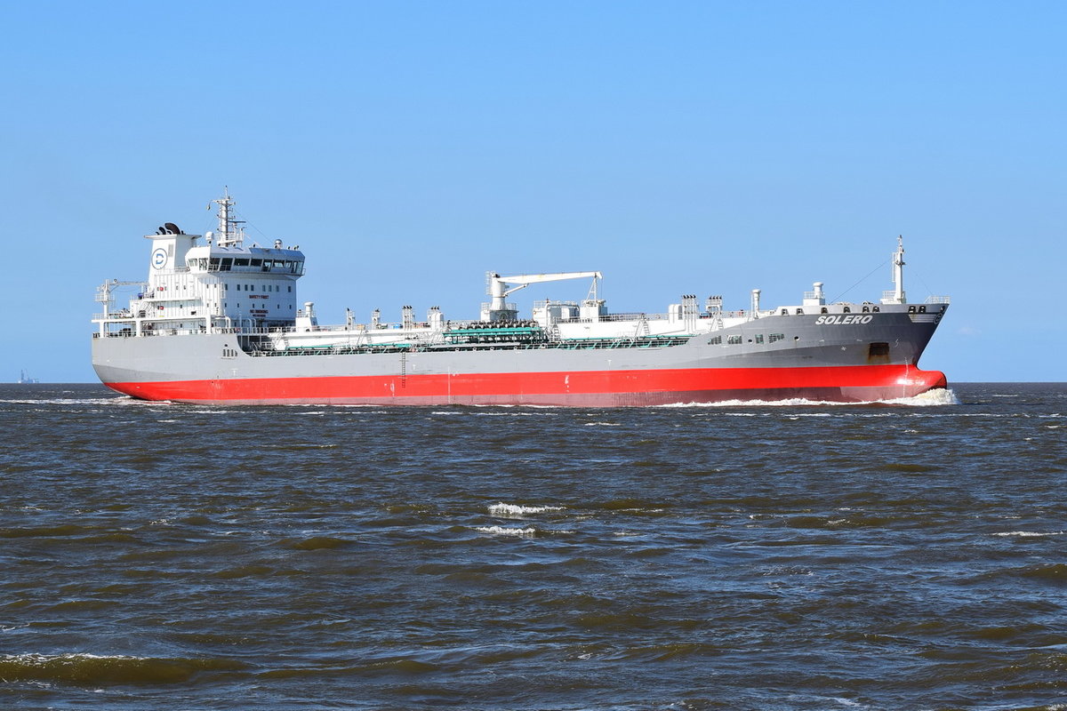 SOLERO , Tanker , IMO 9428085 , Baujahr 2009 , 149.95 x 23.2 m , Cuxhaven , 29.05.2020