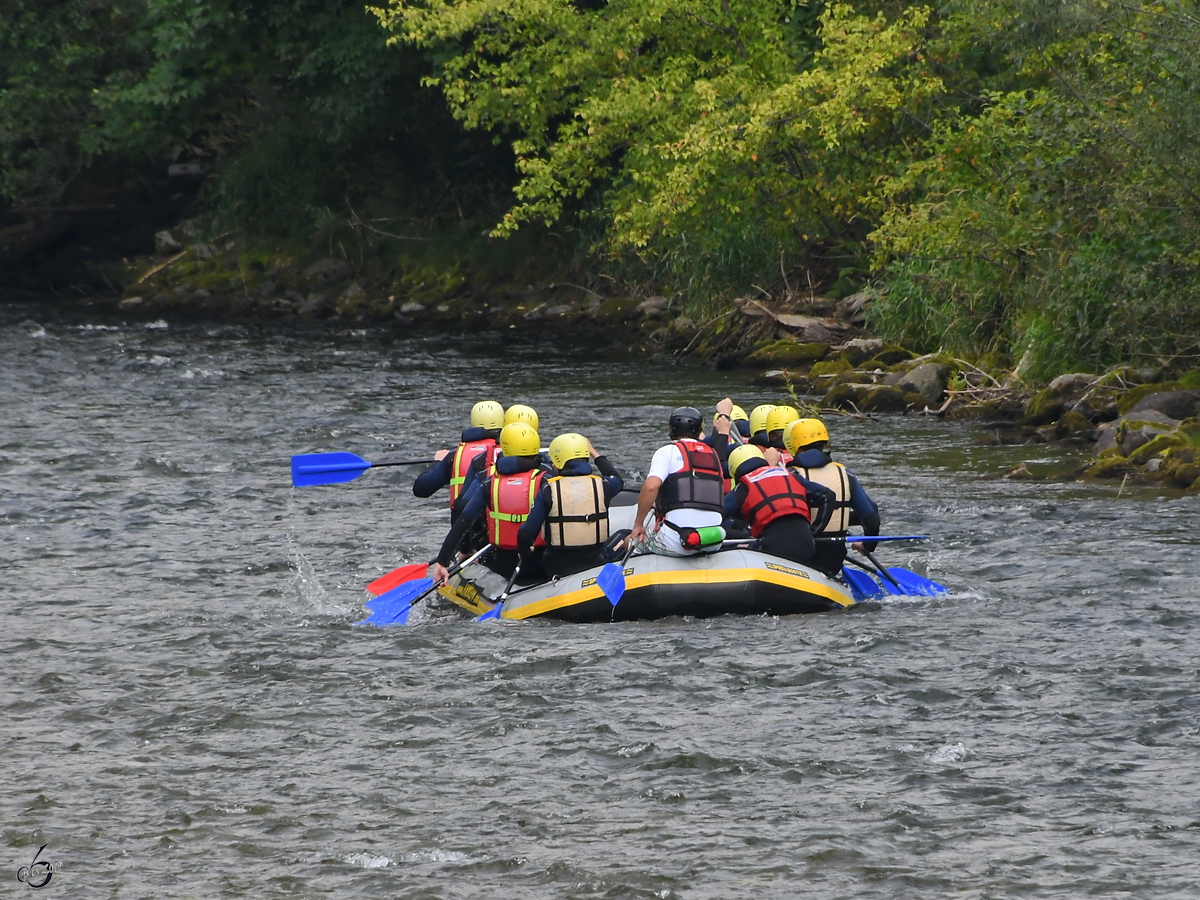 Sport und Action auf der Mur bei Ramingstein. (August 2019)