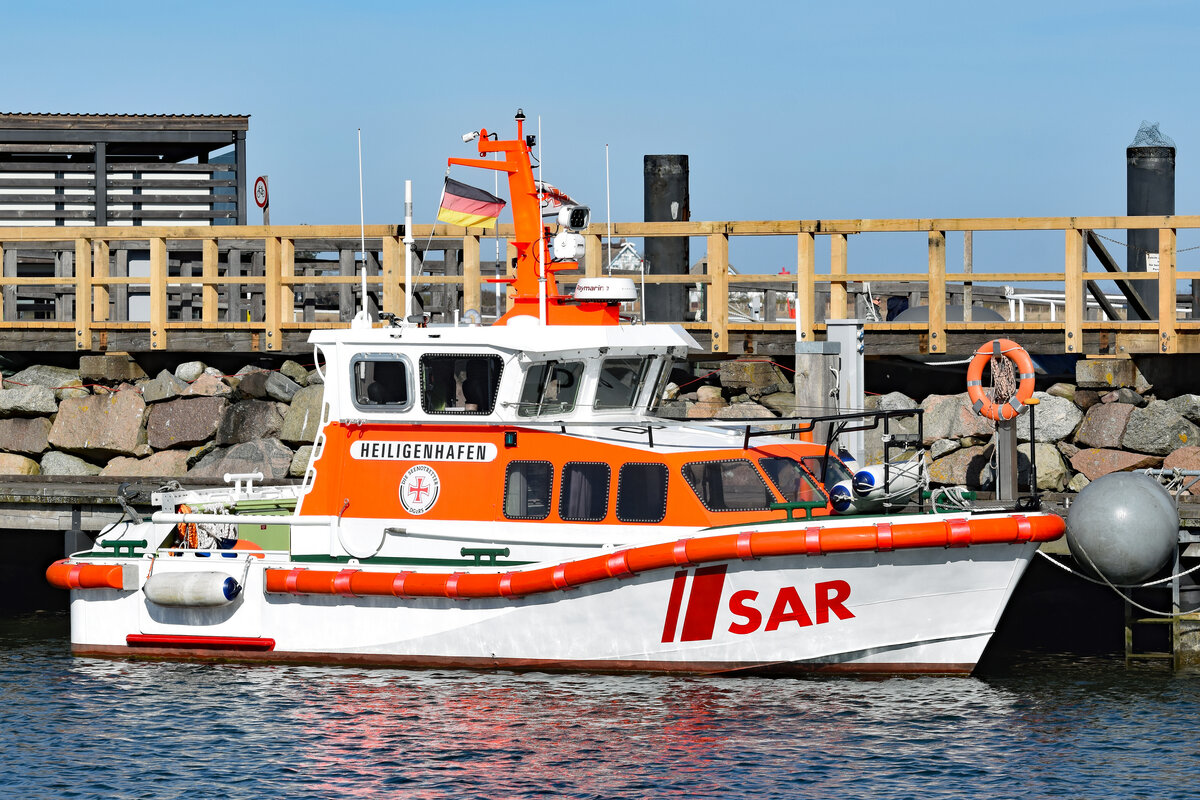 SRB (Seenotrettungsboot) bzw. SAR-Boot HEILIGENHAFEN am 27.03.2022 in Heiligenhafen