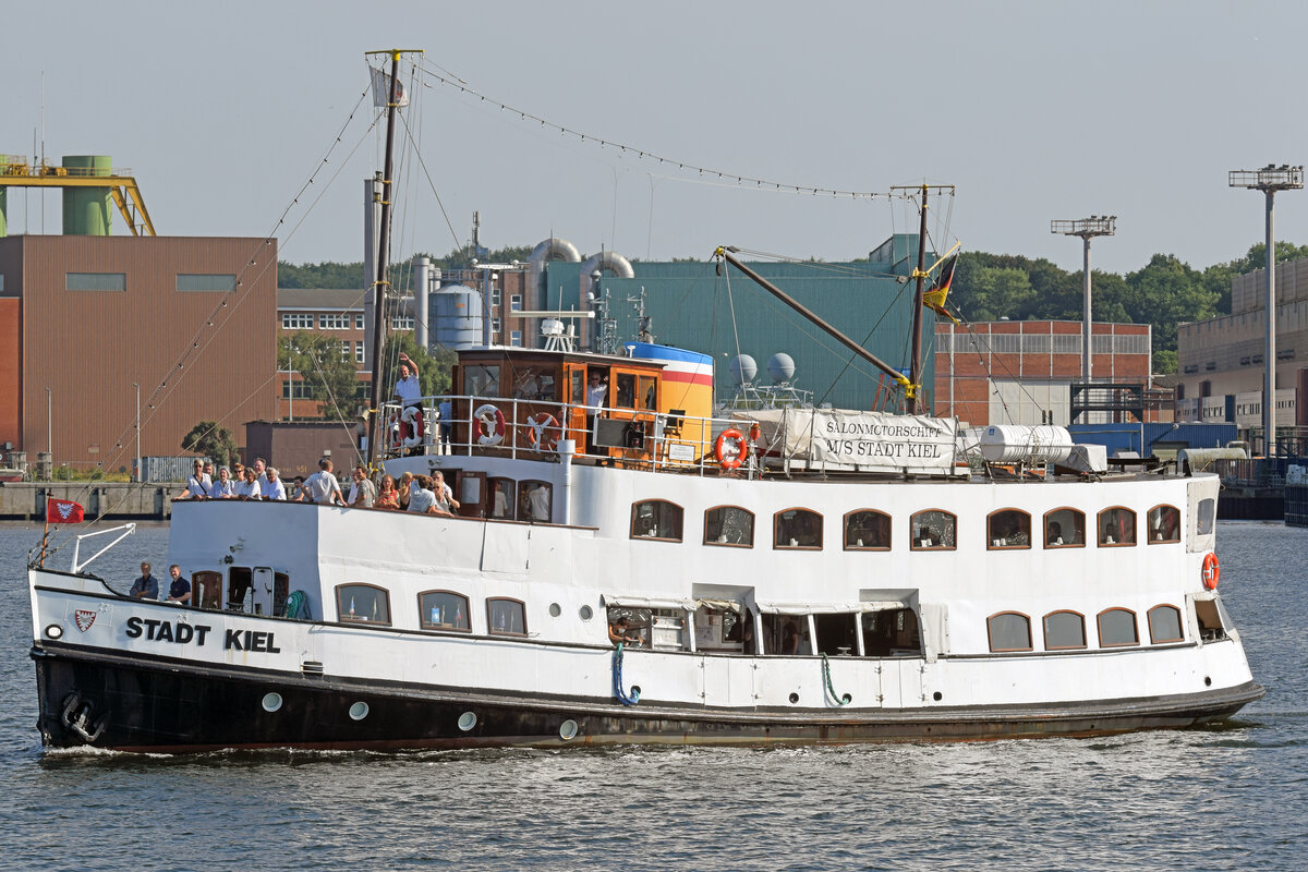 STADT KIEL (IMO 5337771) am 24.07.2021 in der Kieler Förde