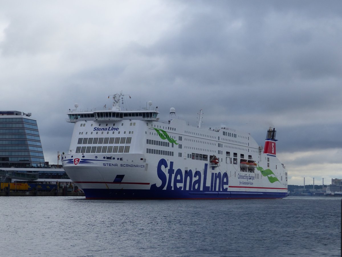 Stena Scandinavica einlaufend Kiel 11.08.18