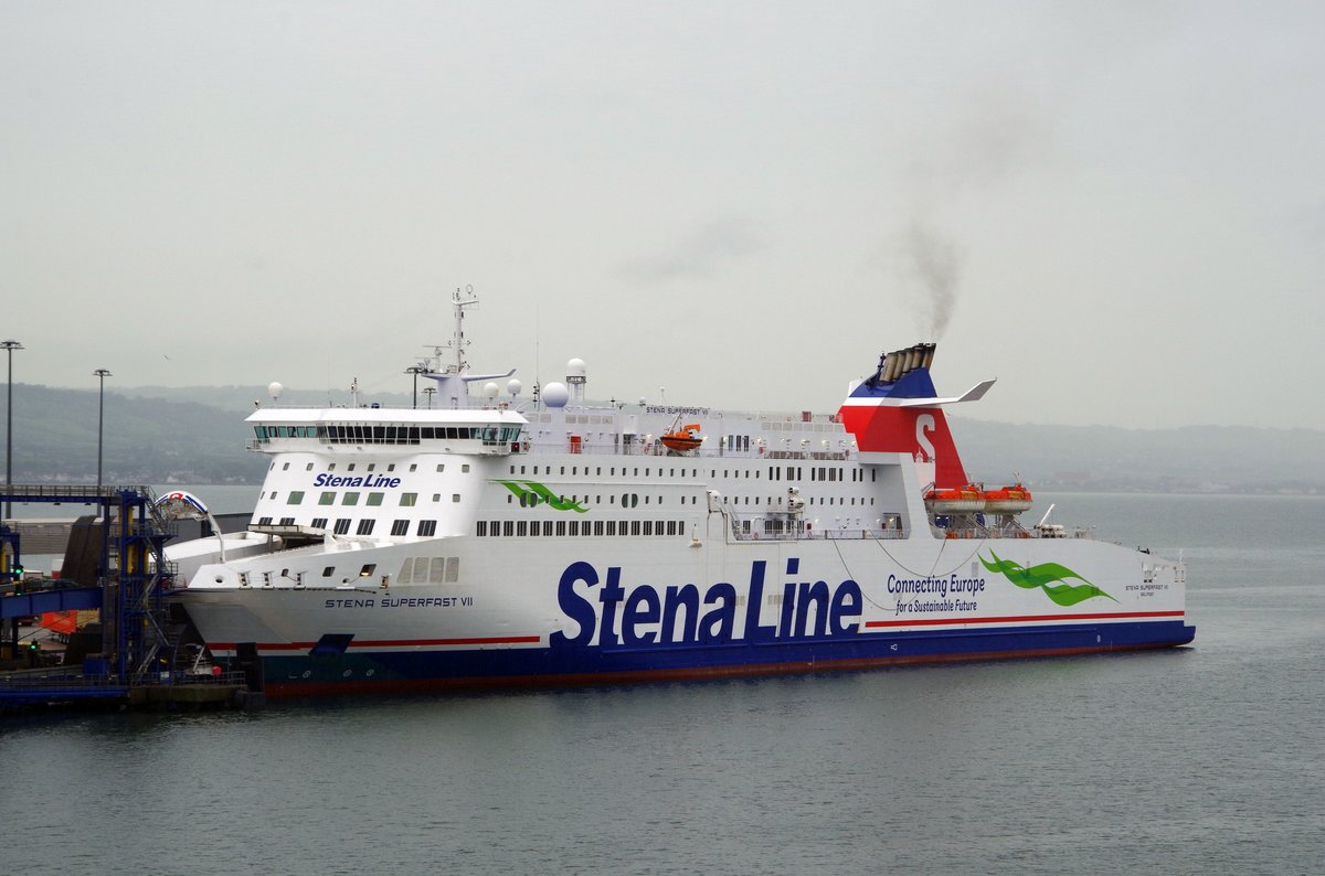 Stena Superfast VII am 01.06.17 in Belfast