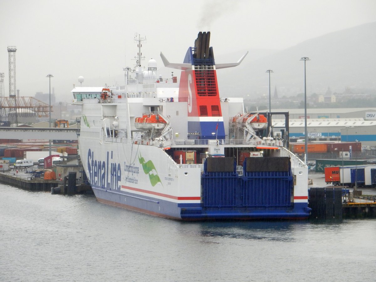 Stena Superfast VII am 01.06.17 in Belfast