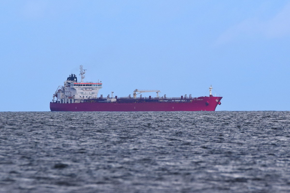 STI WEMBLEY , Tanker , IMO 9691735 , Baujahr 2014 , 184 x 27.4 m , 27.02.2020 , Ostsee , Höhe Ahlbeck