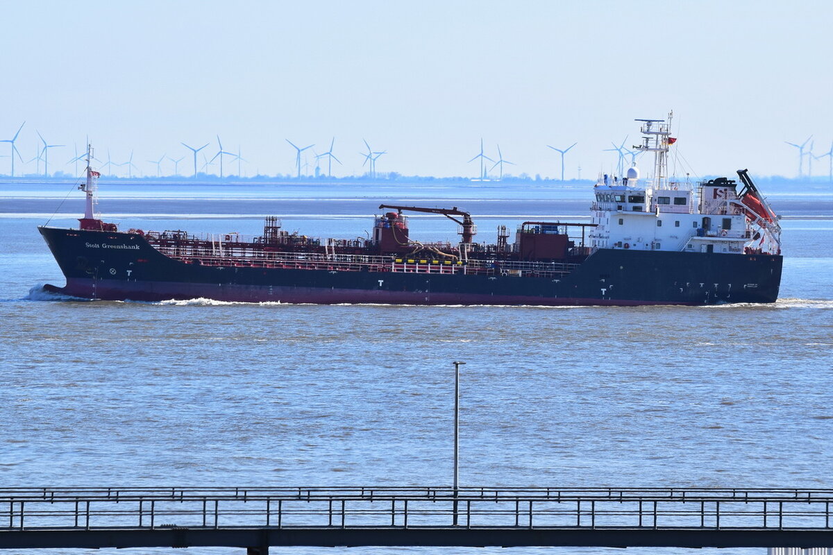 STOLT GREENSHANK , Tanker , IMO 9518799 , Baujahr 2011 , 90.9 x 15.6 m , Cuxhaven , 20.04.2022