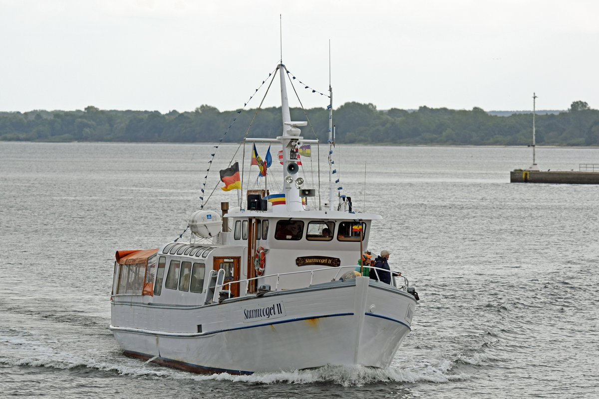 STURMVOGEL II am 20.9.2018 im Hafen von Lübeck-Travemünde