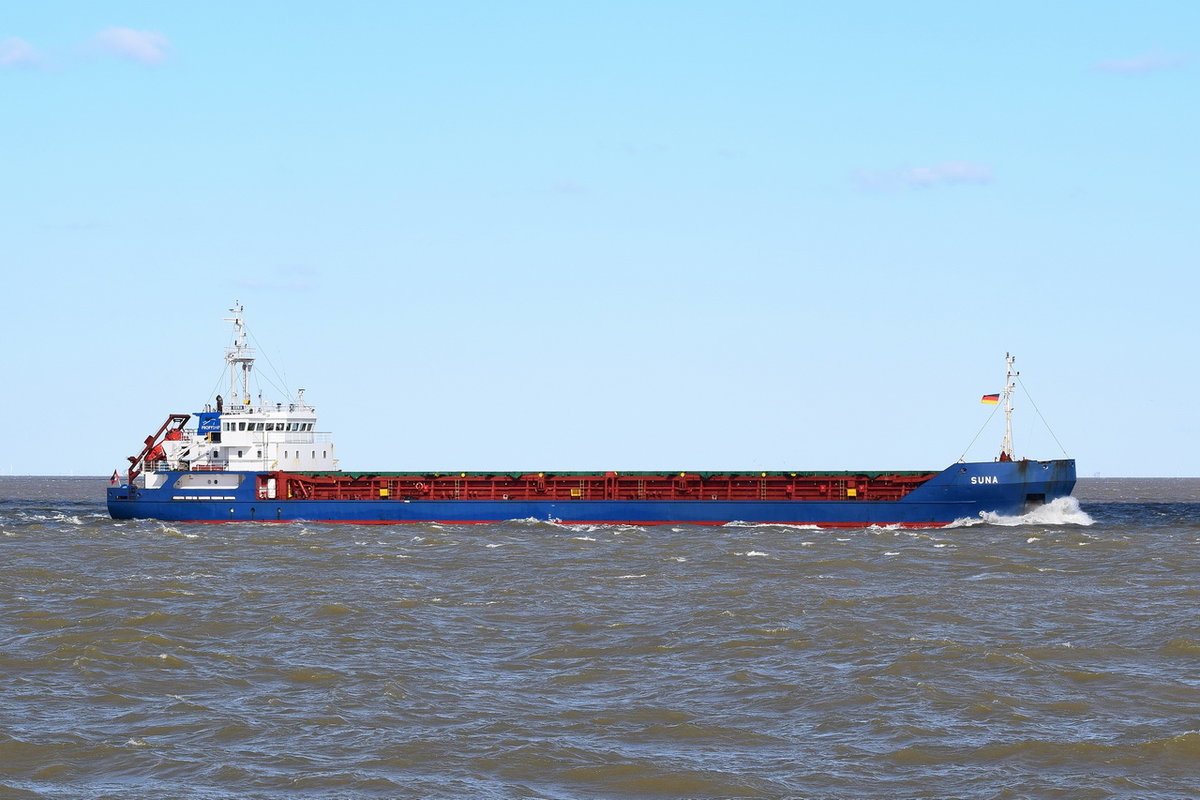SUNA , General Cargo , IMO 9080986 , Baujahr 1994 , 96 x 13.4 m , 21,03.2020 , Cuxhaven