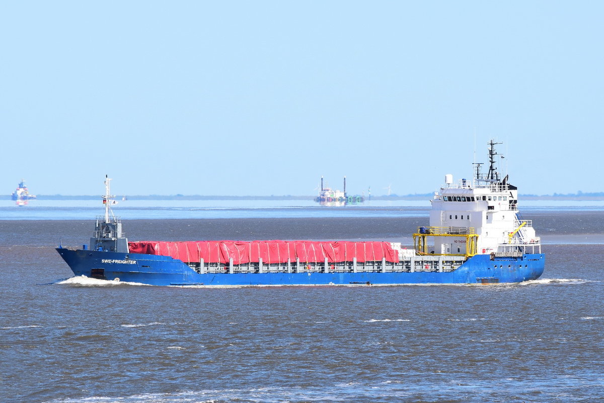 SWE-FREIGTHER , General Cargo , IMO 9194098 , Baujahr 2000 , 98.9 x 13.8 m , Cuxhaven . 01.06.2020