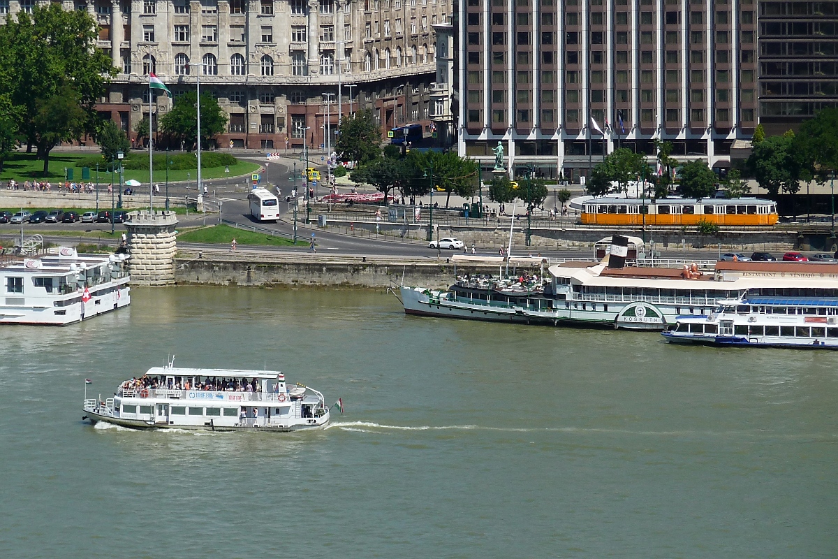  Szent Gellert  auf der Donau in Budapest, 7.8.16