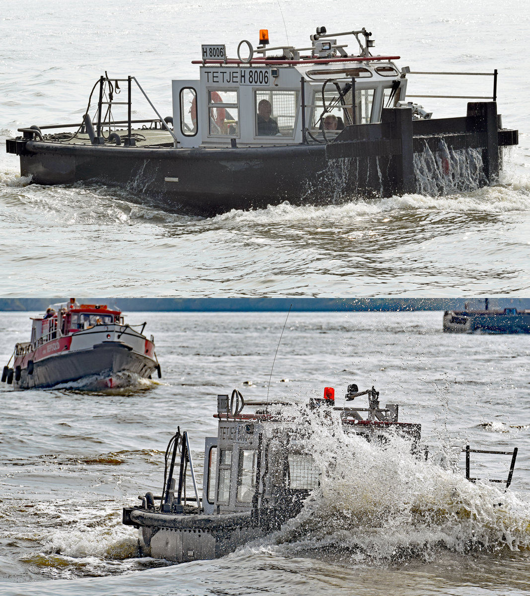 TETJE H 8006 am 3.9.2018 im Hafen von Hamburg. 