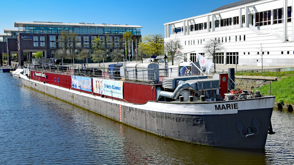 Theaterschiff MARIE am 24.04.2020 in Lübeck