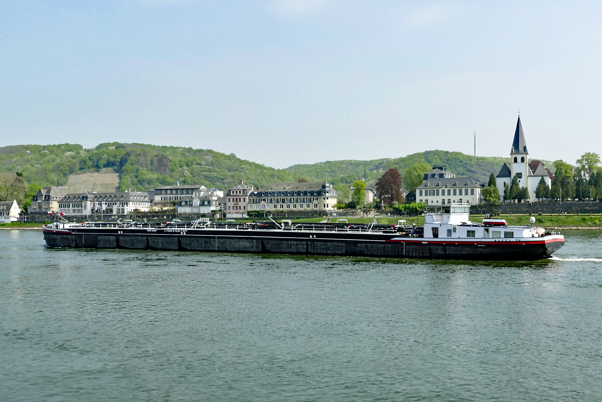 TMS  AGADIR  vor der Kulisse von Unkel am Rhein - 21.04.2018