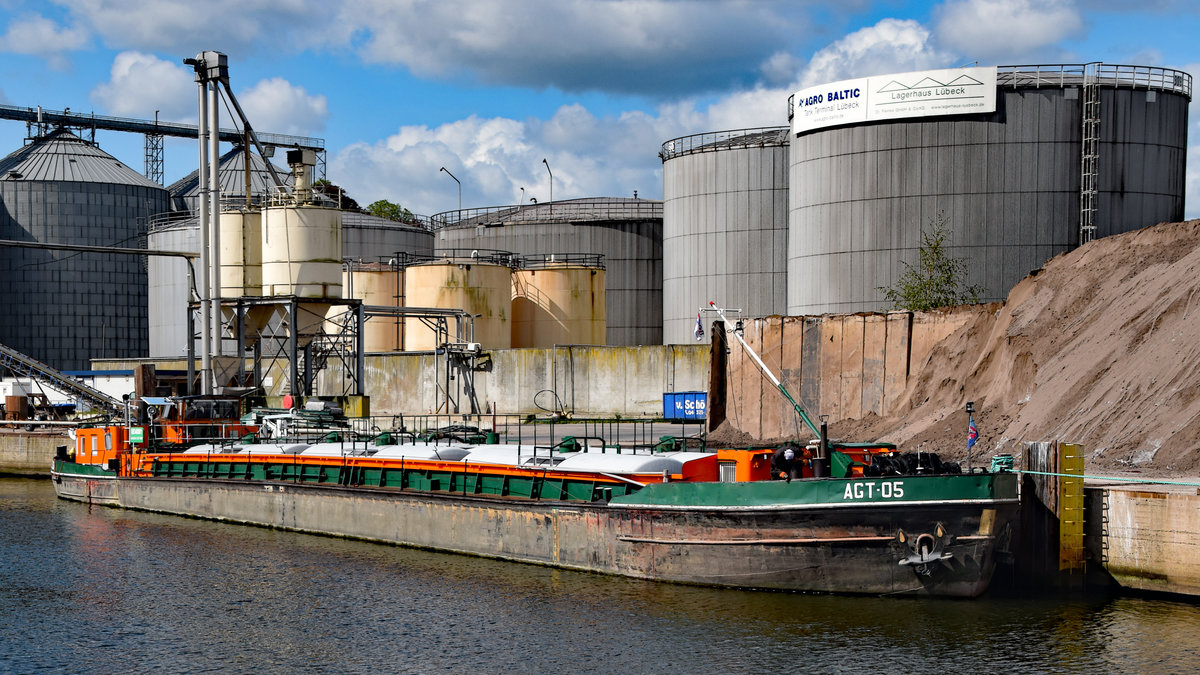 TMS  AGT-05  am 5.5.2019 im Hafen von Lübeck 