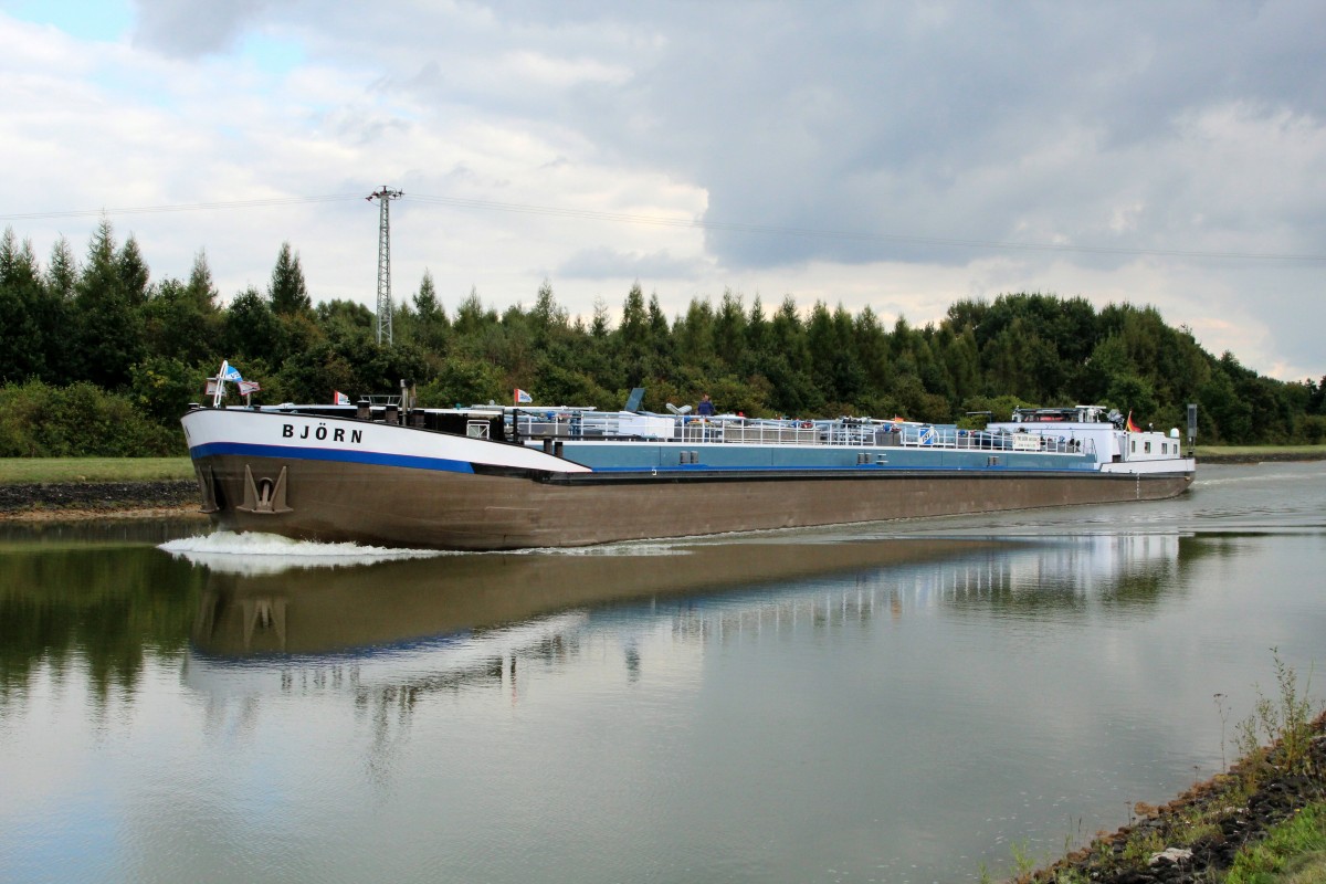 TMS Björn (04014340 , 85 x 9m) am 11.09.2014 im ESK zw. Lüder u. Bad Bodenteich zu Tal.