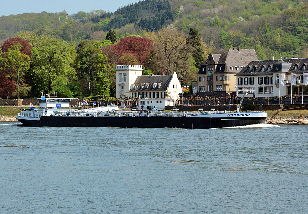 TMS  Commodore  auf dem Rhein in Unkel - 12.04.2014