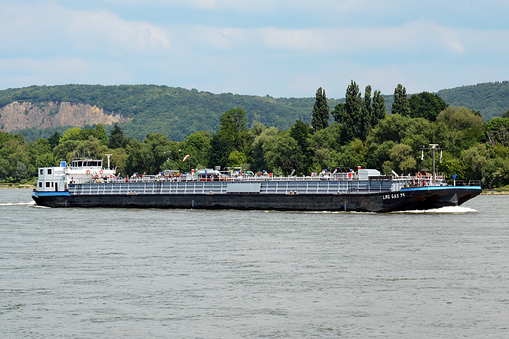 TMS  LRG GAS 75  auf dem Rhein bei Königswinter - 31.05.2014