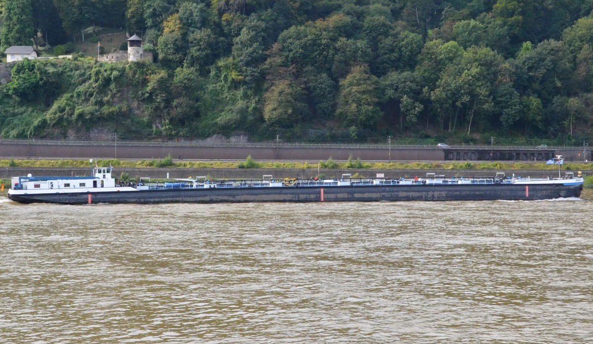 TMS RENATE,  Binnentankschiff, bei Unkel am Rhein beobachtet am 21.09.2013.