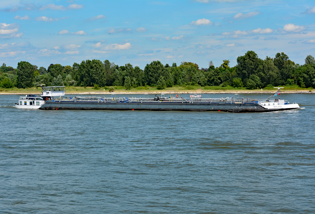 TMS  Skadi  auf dem Rhein bei Bonn - 10.07.2016