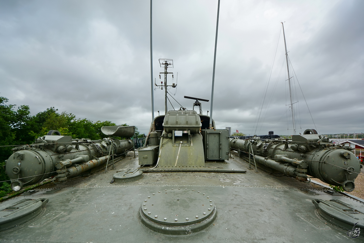 Unterwegs auf dem Gasturbinen-Torpedobootes P512 Søbjørnen (Der Seebär). (Marinemuseum Aalborg, Juni 2018)