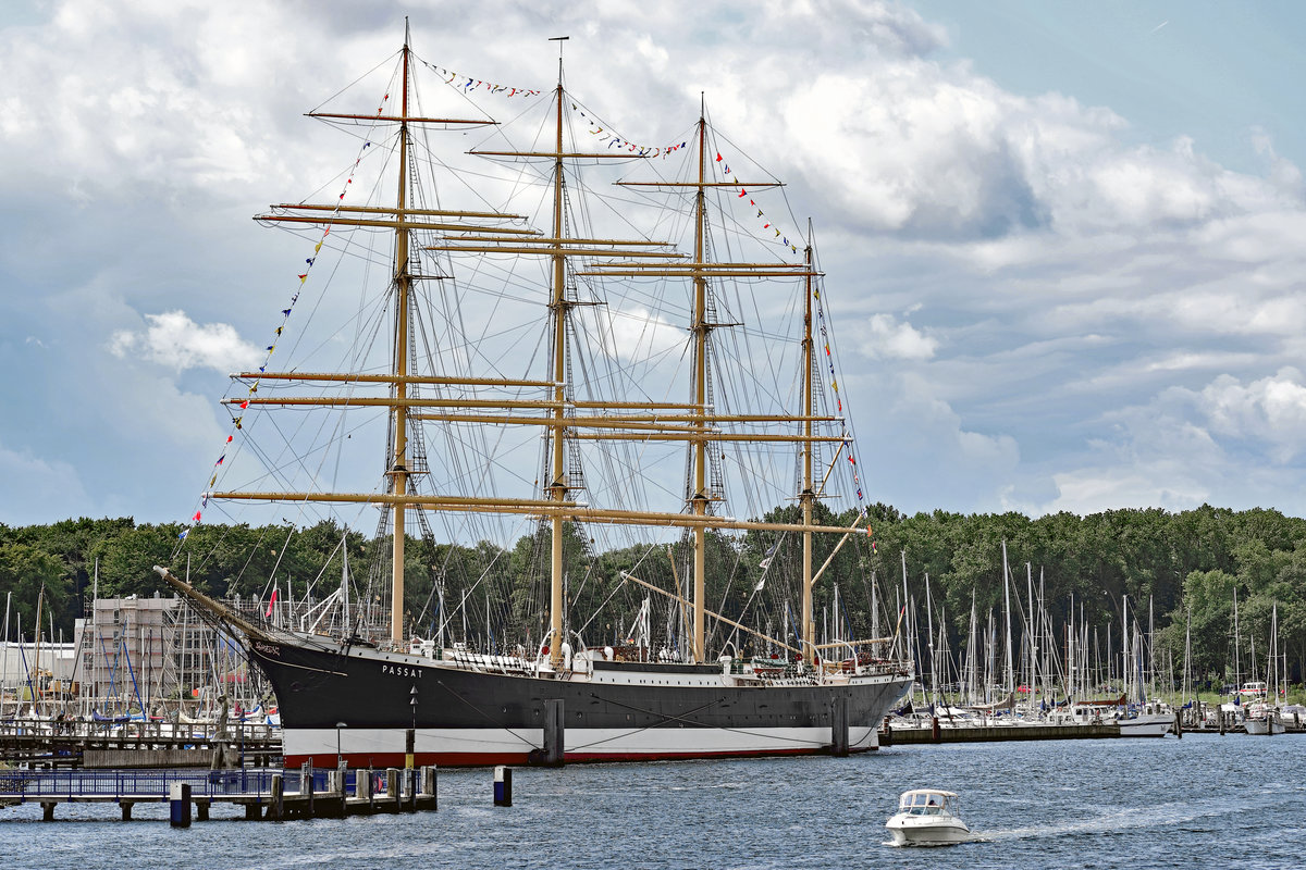 Viermastbark PASSAT am 13.08.2017 in Lübeck-Travemünde