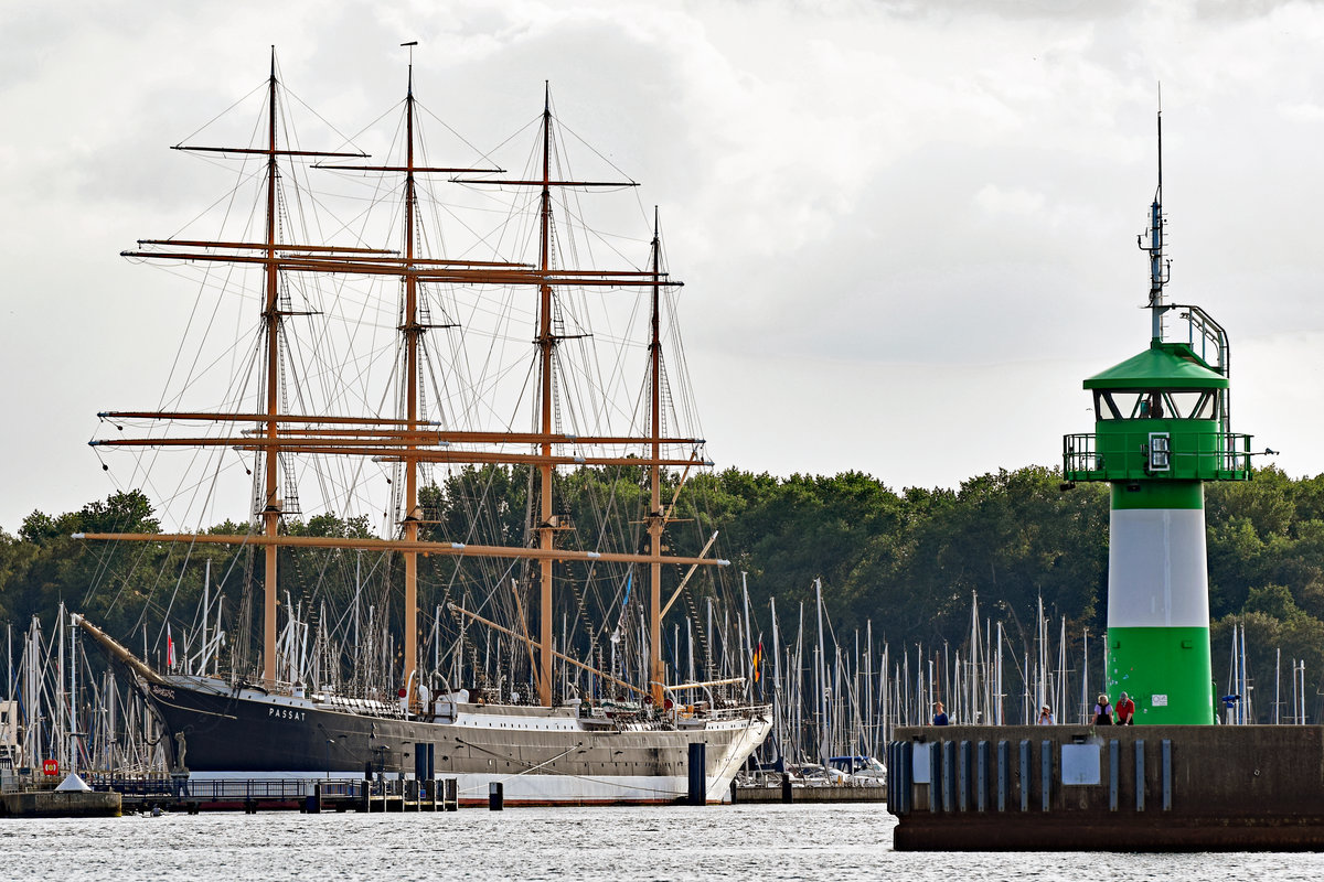 Viermastbark PASSAT am 16.08.2019 in Lübeck-Travemünde