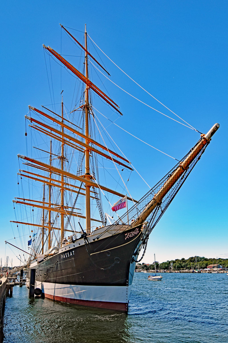 Viermastbark PASSAT am 1.7.2018 in Lübeck-Travemünde