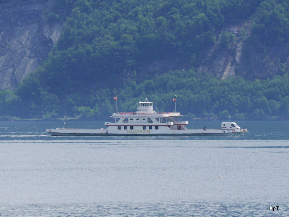 Vierwaldsättersee - Autofähre TELLSPRUNG unterwegs am 21.05.2014