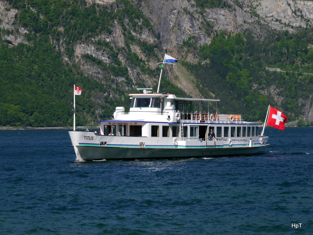Vierwaldsättersee - MS TITLIS unterwegs am 21.05.2014