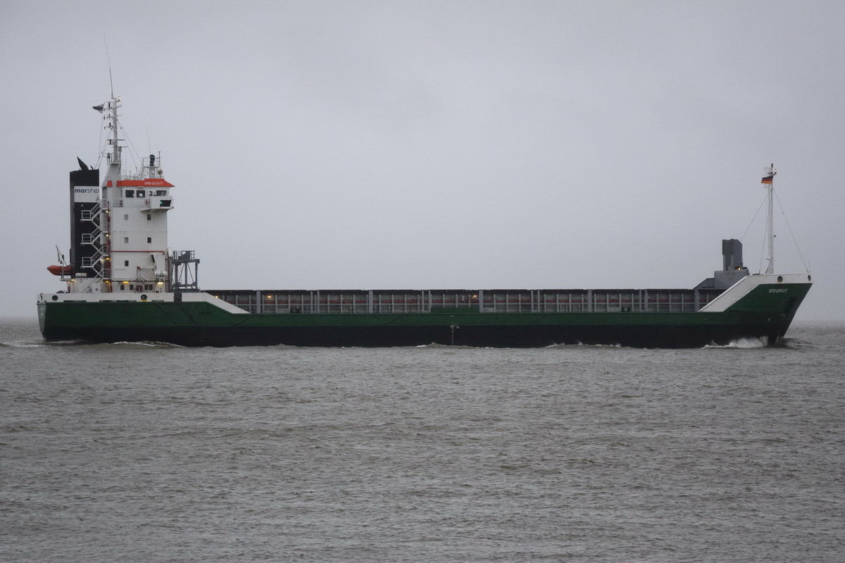 VISURGIS , General Cargo , IMO 9155975 , Baujahr 1997 , 90 × 13.6m , 31.12.2017 Cuxhaven